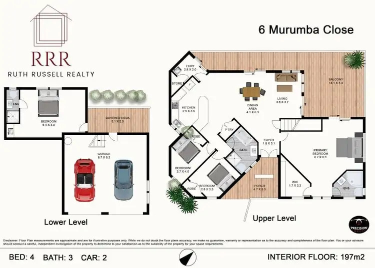 Floorplan of Homely house listing, 6 Murumba Close, Ocean Shores NSW 2483