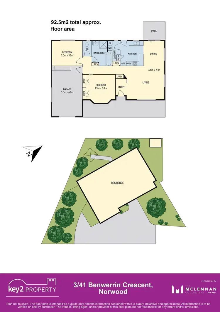 Floorplan of Homely unit listing, 3/41 Benwerrin Crescent, Norwood TAS 7250