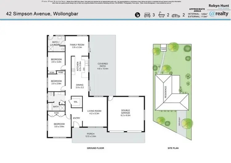 Floorplan of Homely house listing, 42 Simpson Avenue, Wollongbar NSW 2477