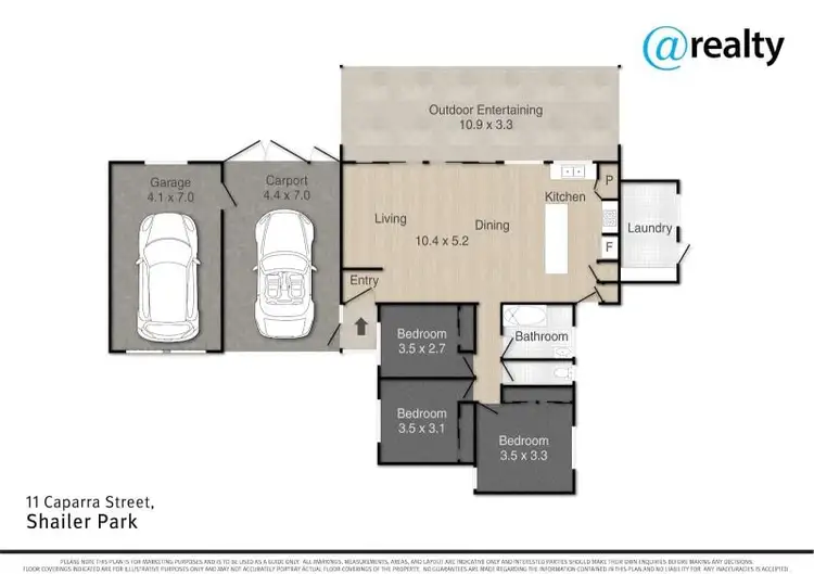 Floorplan of Homely house listing, 11 Caparra Street, Shailer Park QLD 4128