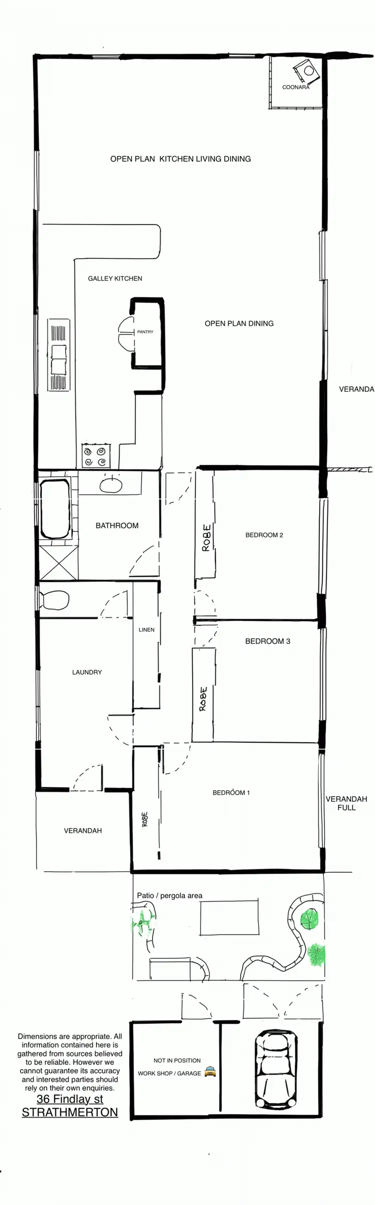 Floorplan of Homely house listing, 36 Findlay Street, Strathmerton VIC 3641