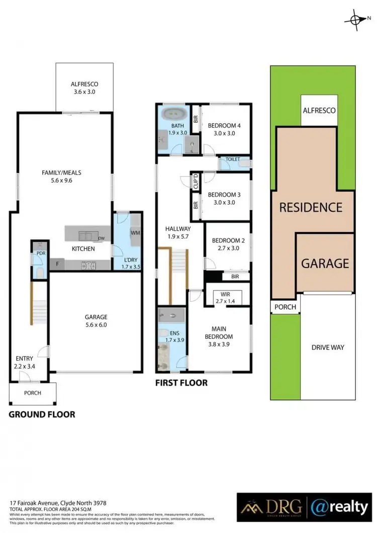 Floorplan of Homely house listing, 17 Fairoak Avenue, Clyde North VIC 3978