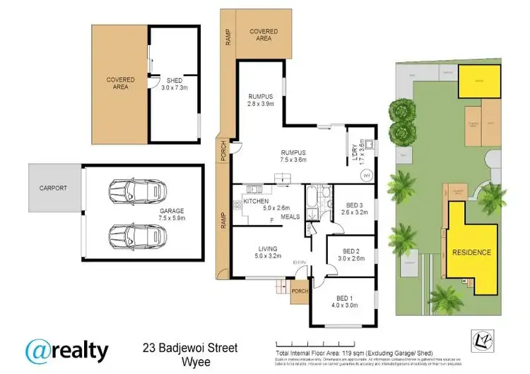 Floorplan of Homely house listing, 23 Badjewoi Street, Wyee NSW 2259