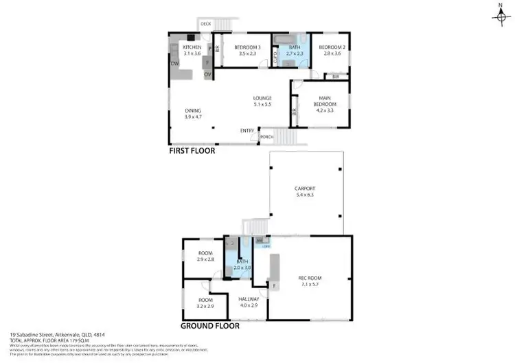 Floorplan of Homely house listing, 19 Sabadine Street, Aitkenvale QLD 4814