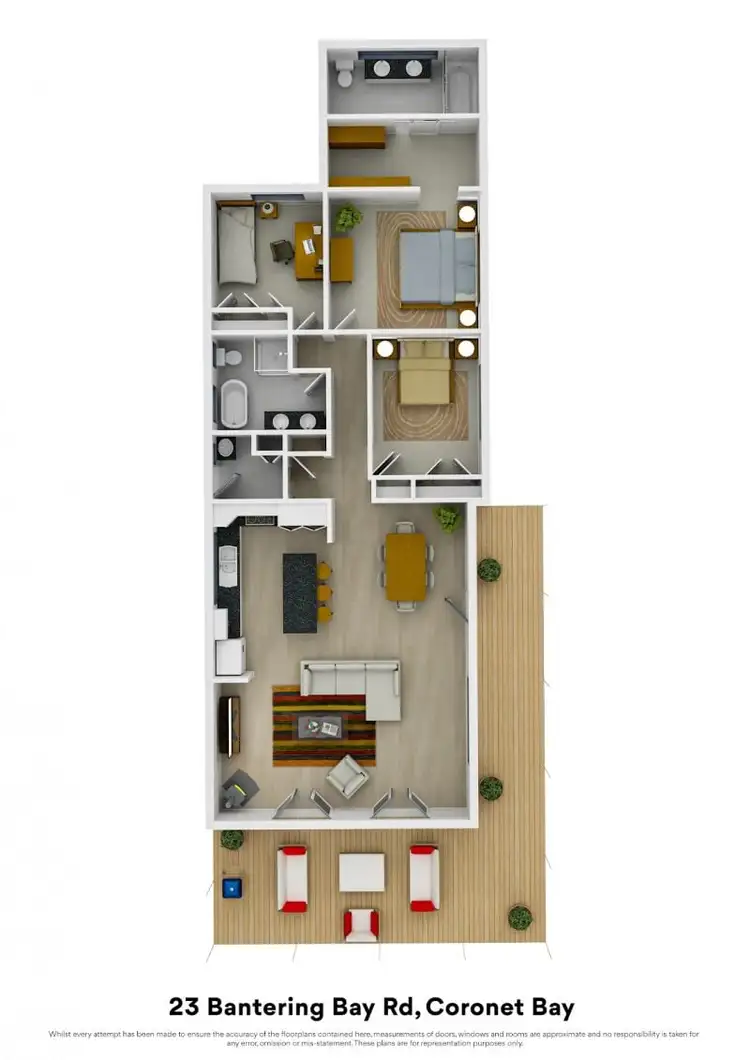 Floorplan of Homely house listing, 23 Bantering Bay Road, Coronet Bay VIC 3984