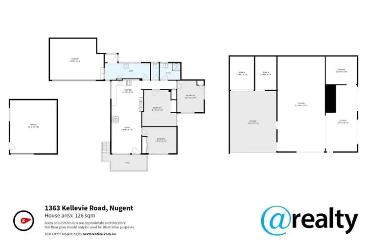 Floorplan of Homely house listing, 1363 Kellevie Road, Nugent TAS 7172