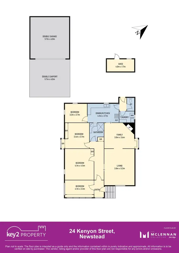 Floorplan of Homely house listing, 24 Kenyon Street, Newstead TAS 7250