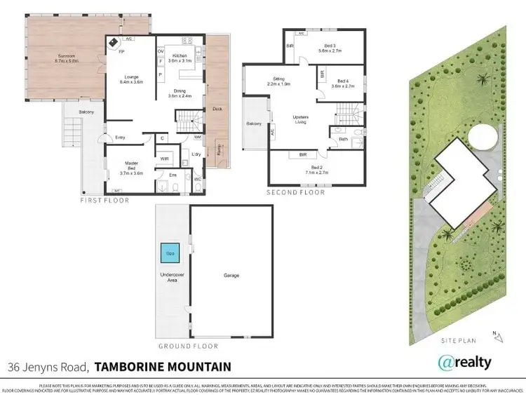 Floorplan of Homely house listing, 36 Jenyns Road, Tamborine Mountain QLD 4272