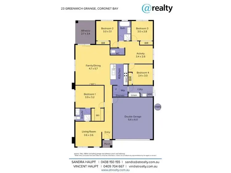 Floorplan of Homely house listing, 23 Greenwich Grange, Coronet Bay VIC 3984
