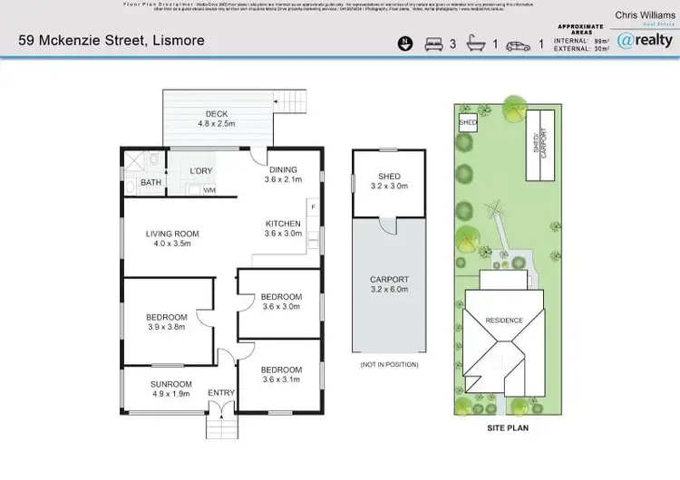 Floorplan of Homely house listing, 59 McKenzie Street, Lismore NSW 2480