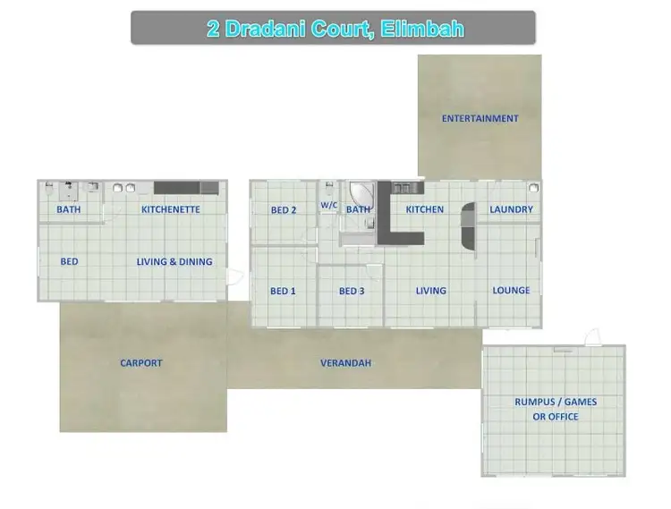 Floorplan of Homely house listing, 2 Dradani Court, Elimbah QLD 4516