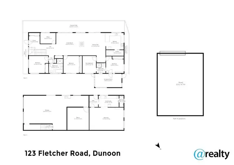 Floorplan of Homely rural property listing, 123 Fletcher Road, Dunoon NSW 2480