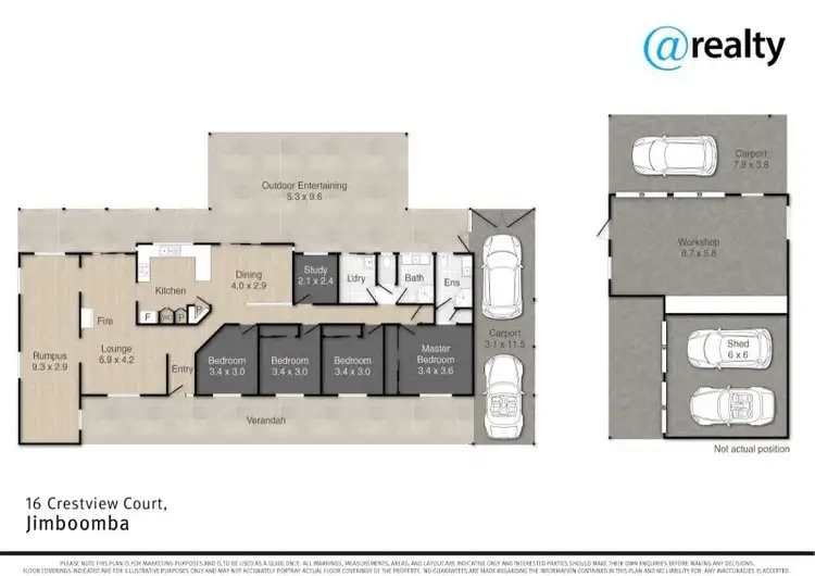 Floorplan of Homely house listing, 16 Crestview Court, Jimboomba QLD 4280