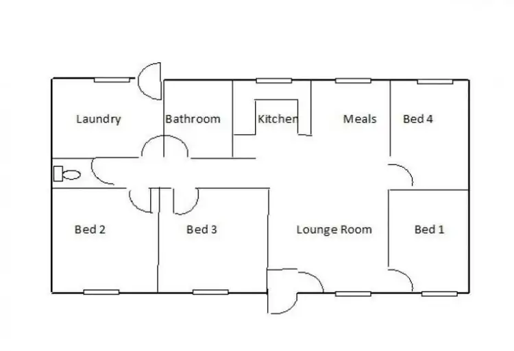 Floorplan of Homely house listing, 306 Eyre Street, Coober Pedy SA 5723