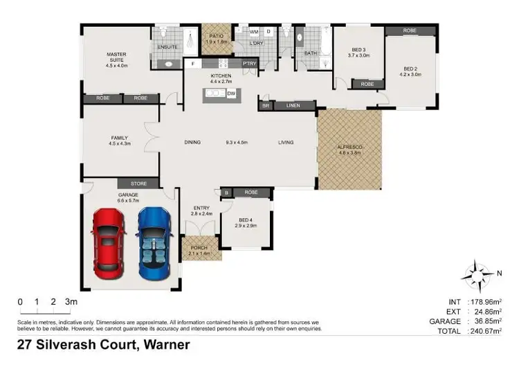 Floorplan of Homely house listing, 27 Silverash Court, Warner QLD 4500
