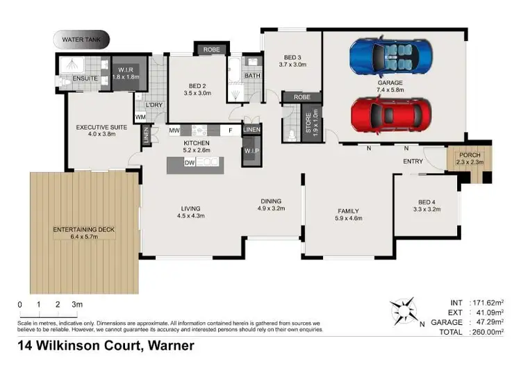 Floorplan of Homely house listing, 14 Wilkinson Court, Warner QLD 4500