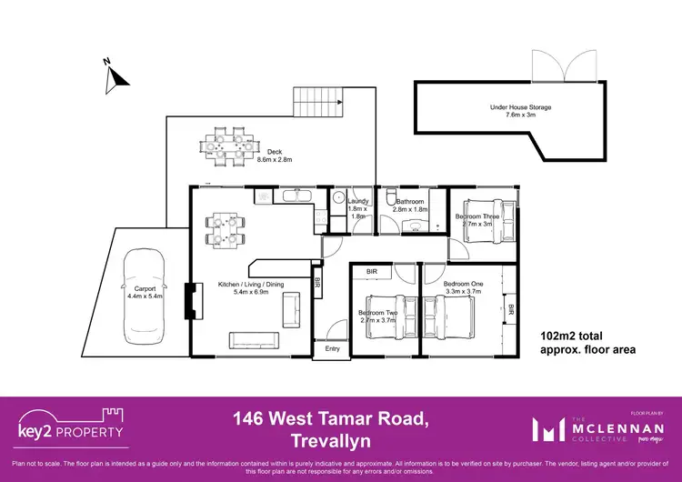 Floorplan of Homely house listing, 146 West Tamar Road, Trevallyn TAS 7250
