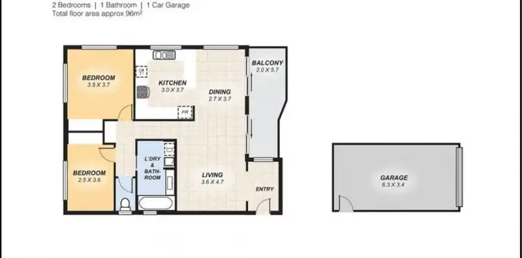 Floorplan of Homely flat listing, 16/2a View Street, Woody Point QLD 4019