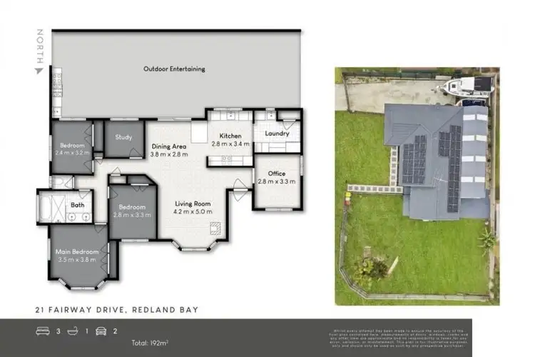 Floorplan of Homely house listing, 21 Fairway Drive, Redland Bay QLD 4165
