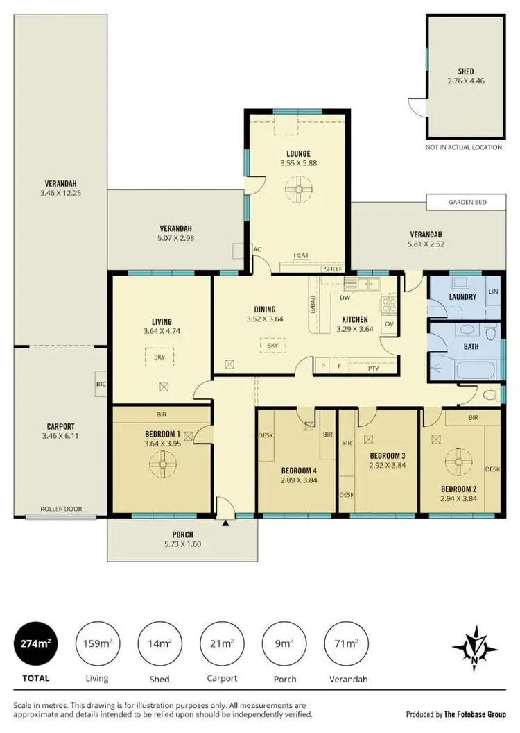 Floorplan of Homely house listing, 2 Omar Avenue, Warradale SA 5046