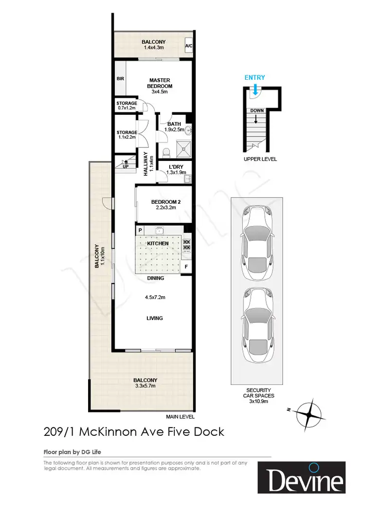 Floorplan of Homely apartment listing, 209/1 McKinnon Avenue, Five Dock NSW 2046