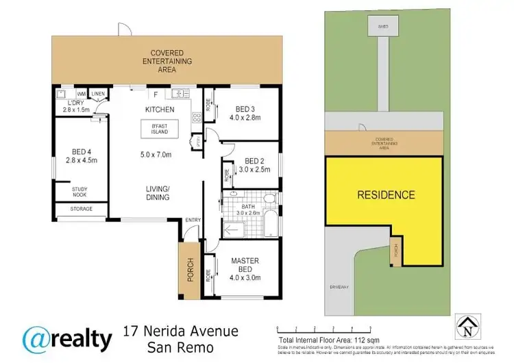 Floorplan of Homely house listing, 17 Nerida Avenue, San Remo NSW 2262