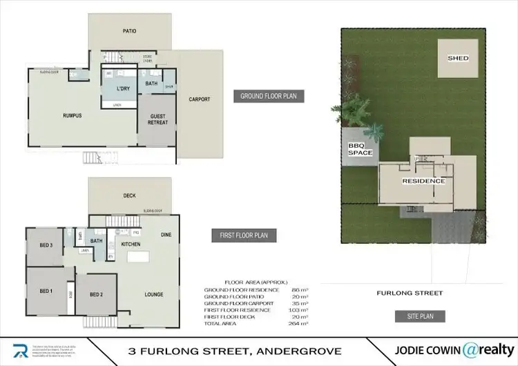 Floorplan of Homely house listing, 3 Furlong Street, Andergrove QLD 4740