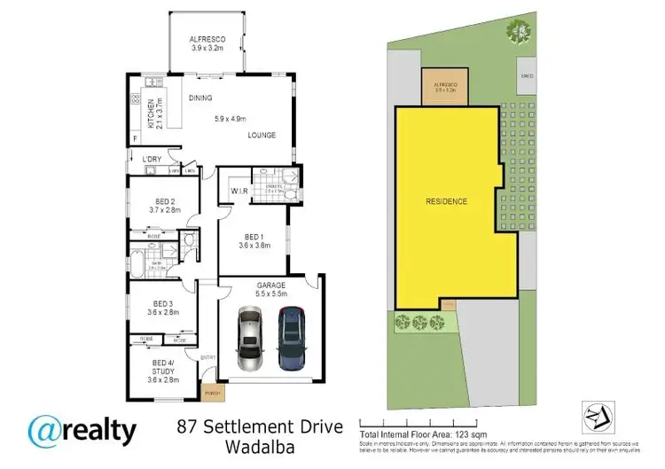 Floorplan of Homely house listing, 87 Settlement Drive, Wadalba NSW 2259