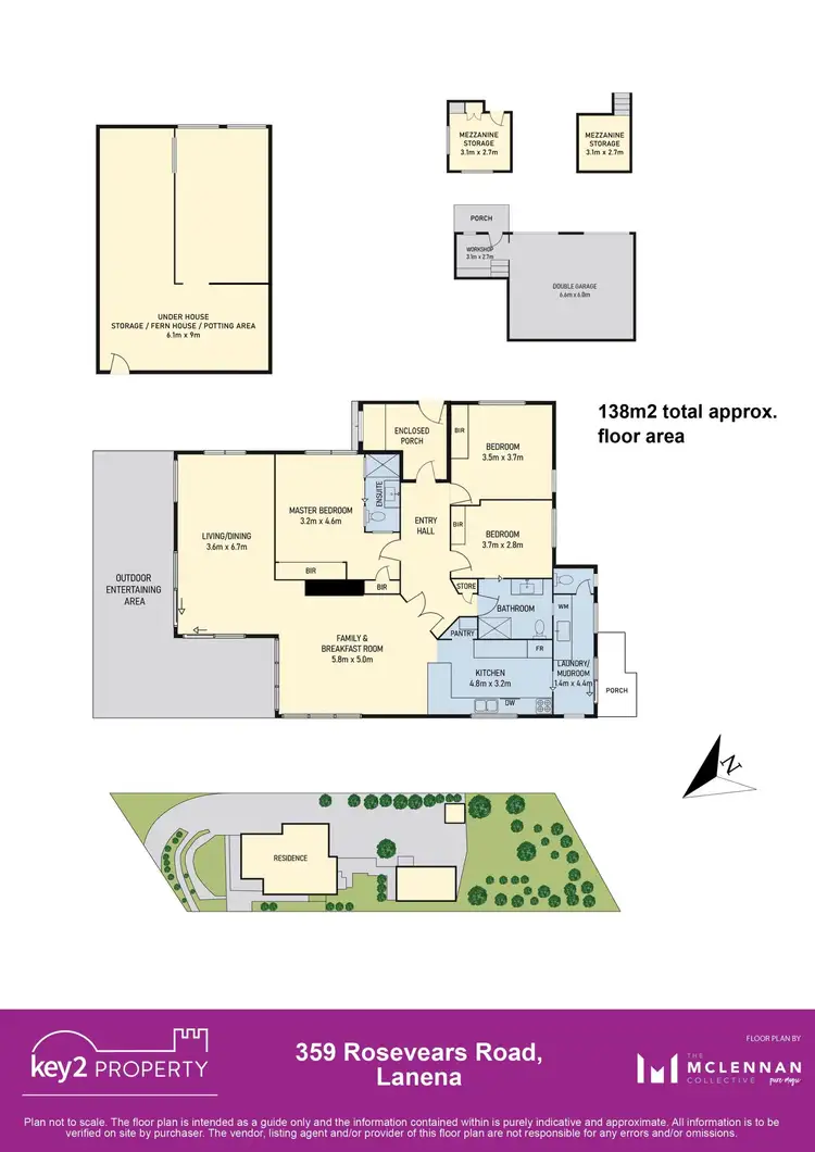 Floorplan of Homely house listing, 359 Rosevears Drive, Lanena TAS 7275