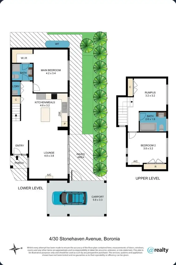 Floorplan of Homely unit listing, 4/30 Stonehaven Avenue, Boronia VIC 3155