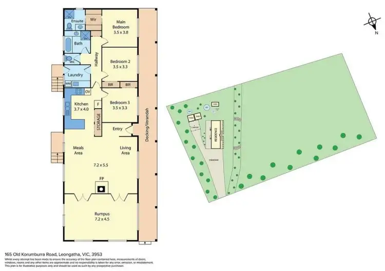 Floorplan of Homely rural property listing, 165 Old Korumburra Road, Leongatha VIC 3953