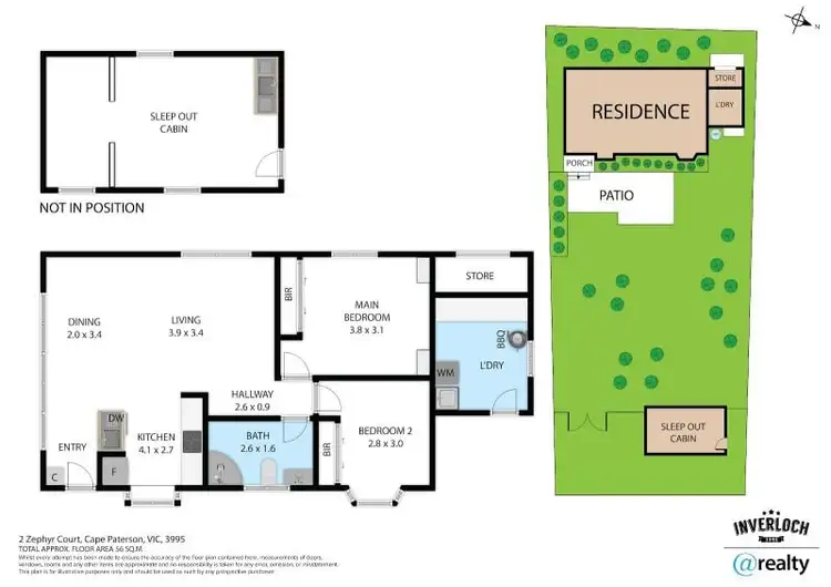 Floorplan of Homely house listing, 2 Zephyr Court, Cape Paterson VIC 3995