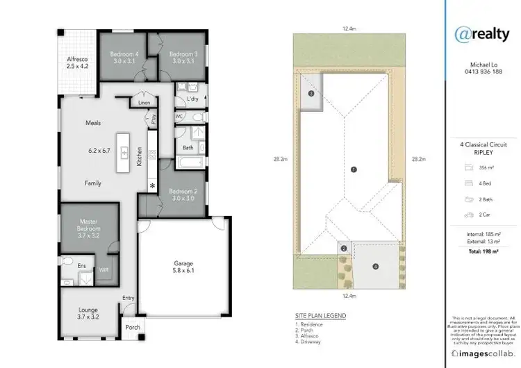 Floorplan of Homely house listing, 4 Classical Circuit, Ripley QLD 4306
