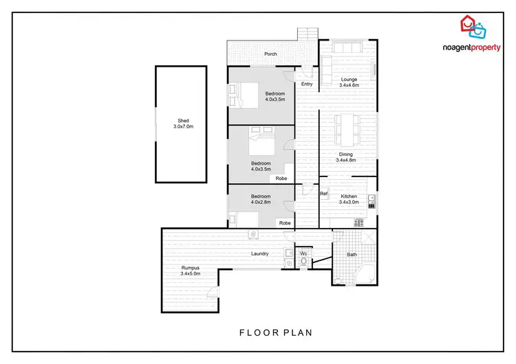 Floorplan of Homely house listing, 93 Main Street, Zeehan TAS 7469