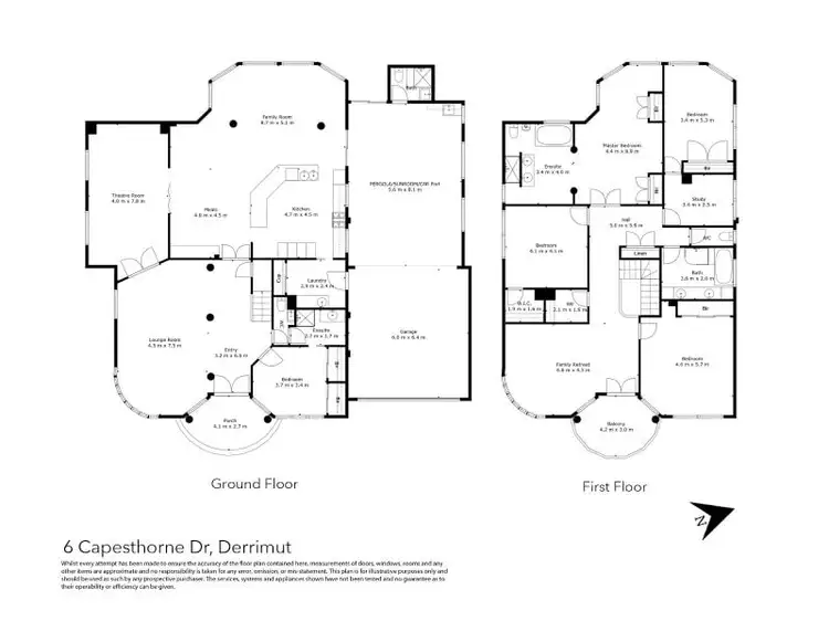 Floorplan of Homely house listing, 6 Capesthorne Drive, Derrimut VIC 3026