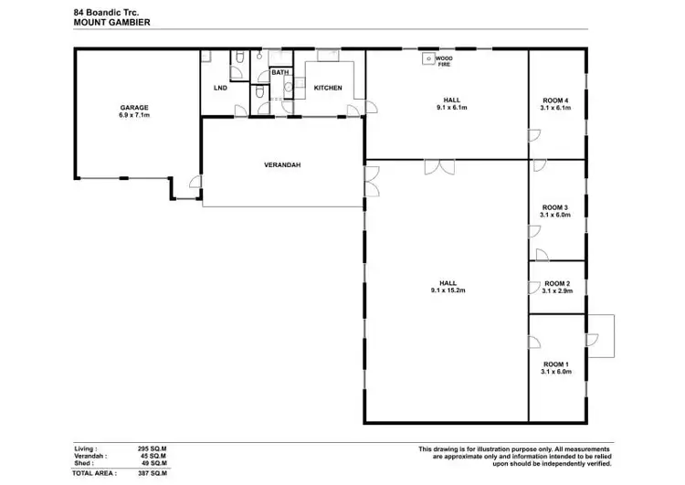 Floorplan of Homely other listing, 84 Boandik Terrace, Mount Gambier SA 5290