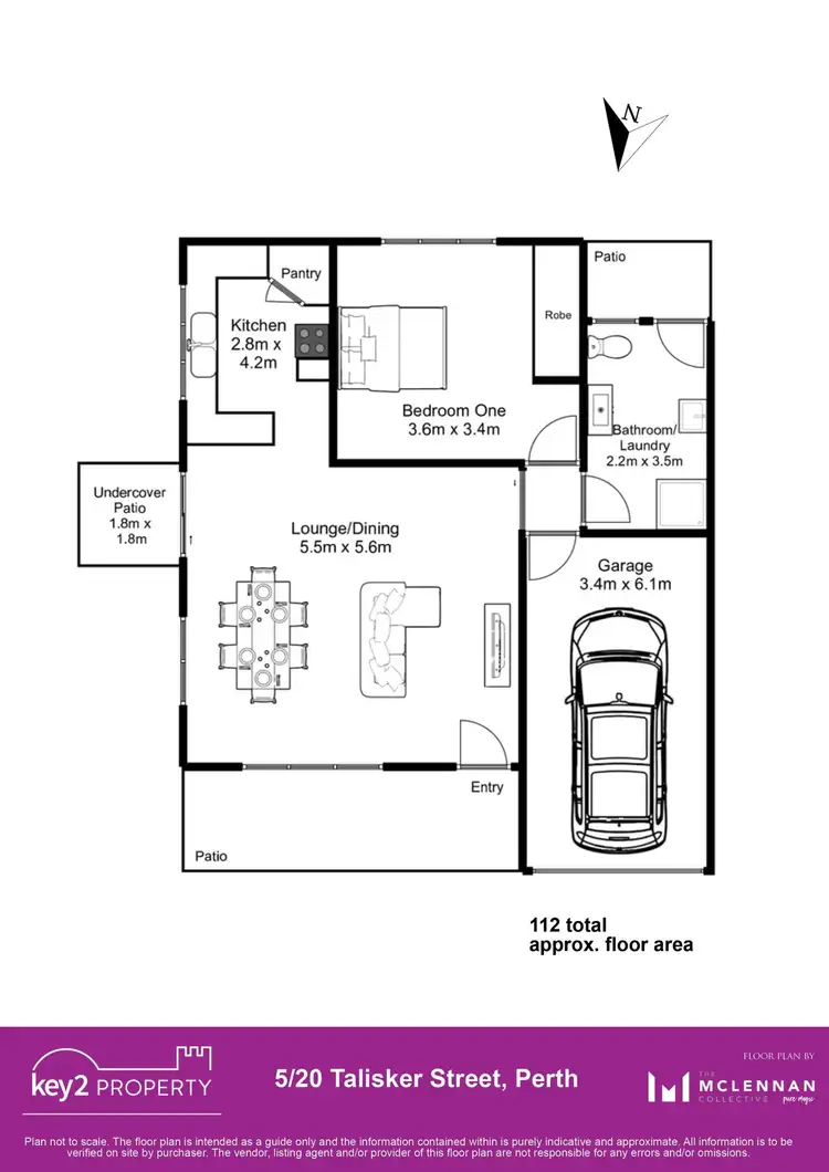 Floorplan of Homely unit listing, 5/20 Talisker Street, Perth TAS 7300