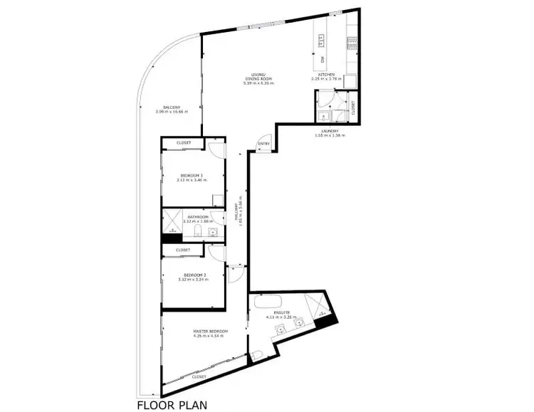 Floorplan of Homely apartment listing, 235/1 Anthony Rolfe Avenue, Gungahlin ACT 2912