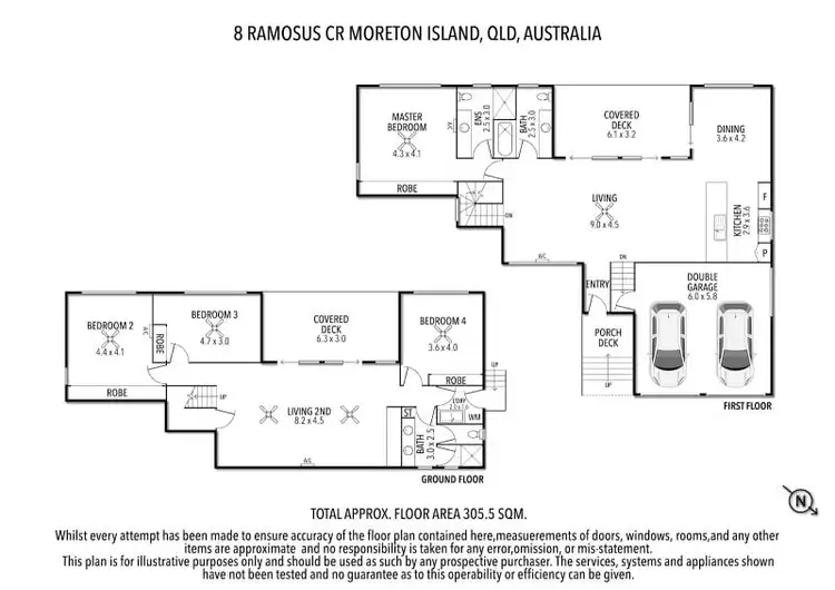 Floorplan of Homely house listing, 8 Ramosus Crescent, Tangalooma QLD 4025