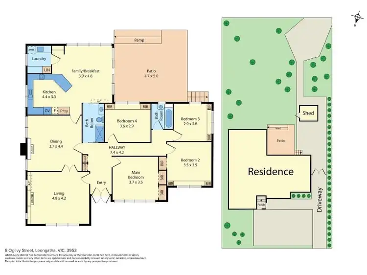Floorplan of Homely house listing, 8 Ogilvy Street, Leongatha VIC 3953