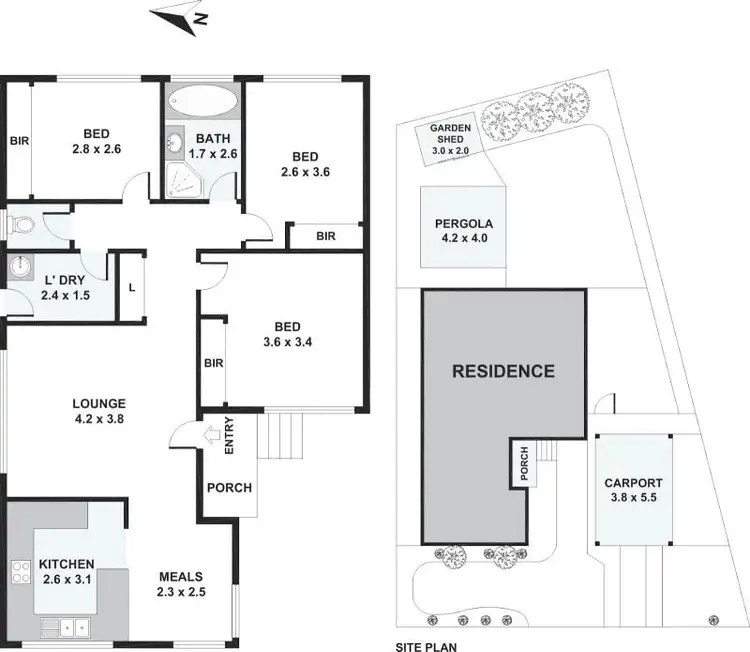 Floorplan of Homely house listing, 8 Goodsell Street, Minto NSW 2566