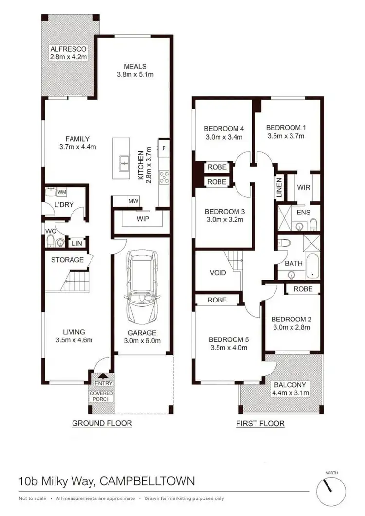 Floorplan of Homely house listing, 10B Milky Way, Campbelltown NSW 2560