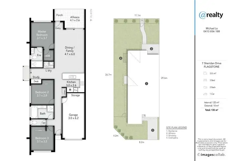Floorplan of Homely terrace listing, 7 Sheridan Drive, Flagstone QLD 4280
