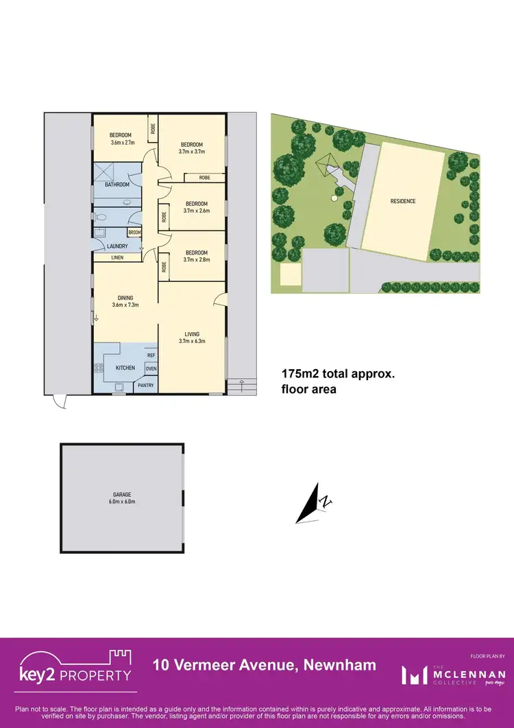 Floorplan of Homely house listing, 10 Vermeer Avenue, Newnham TAS 7248