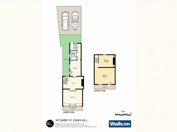 Floorplan of Homely terrace listing, 167 Darby Street, Cooks Hill NSW 2300