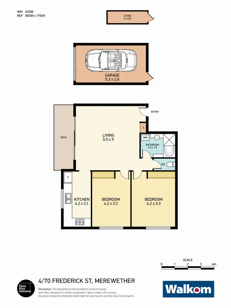 Floorplan of Homely apartment listing, 4/70 Frederick Street, Merewether NSW 2291