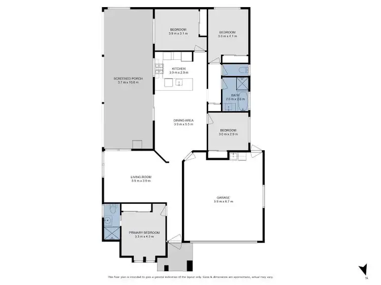 Floorplan of Homely house listing, 19 Grice Crescent, Ningi QLD 4511