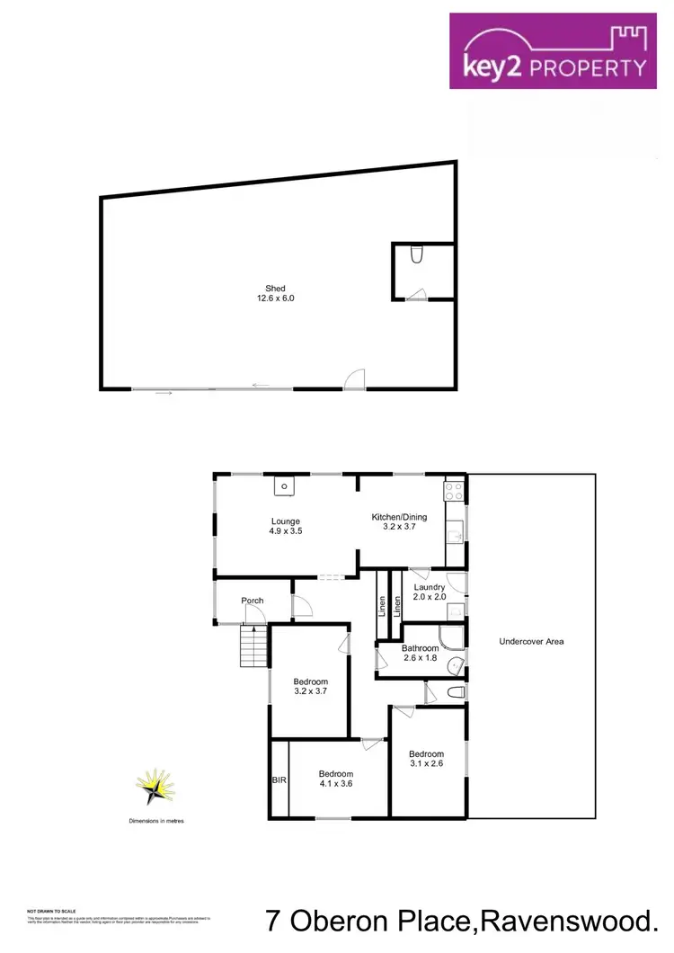 Floorplan of Homely house listing, 7 Oberon Place, Ravenswood TAS 7250