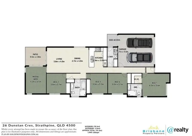 Floorplan of Homely house listing, 26 Dunstan Crescent, Strathpine QLD 4500