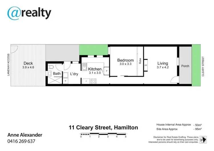 Floorplan of Homely terrace listing, 11 Cleary Street, Hamilton NSW 2303